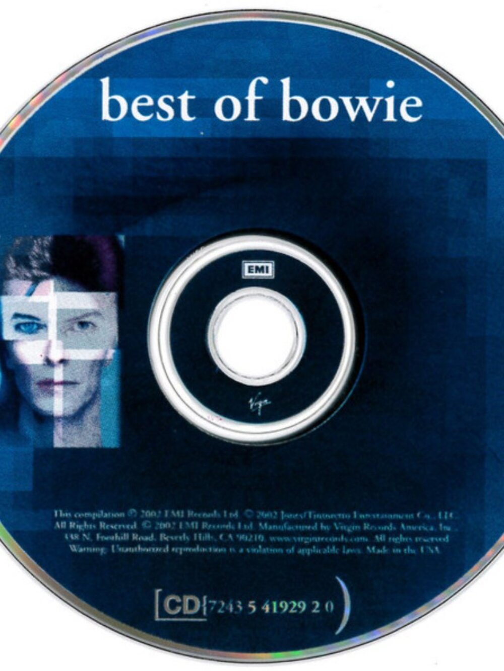 david bowie best of 2002 cd - glam punk rock ziggy fame heroes golden years - Picture 2 of 4